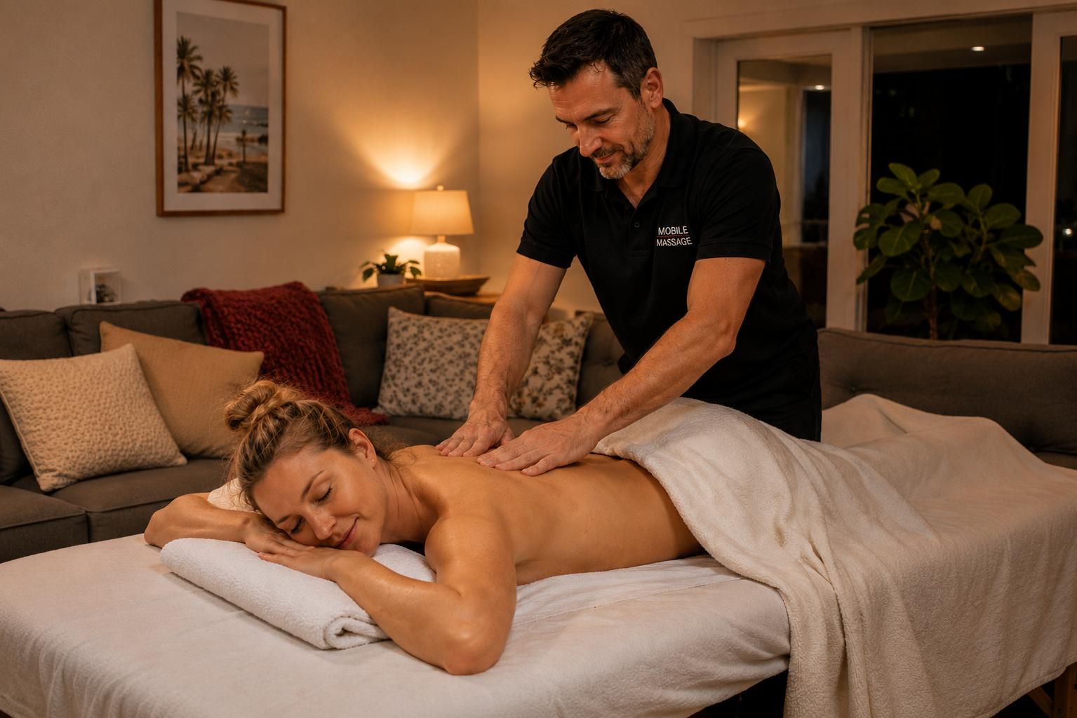 Massage Shepparton at-home treatment for back tension and stress relief