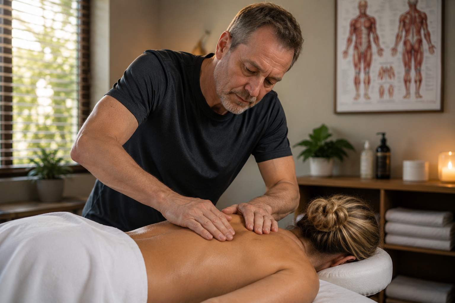 Deep tissue massage Shepparton for shoulder and upper back tension release