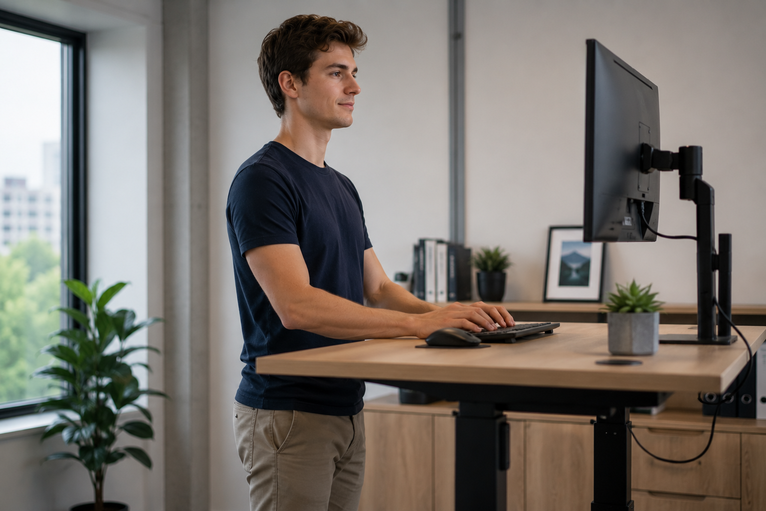 Correct desk ergonomics to reduce tension — massage Shepparton for postural recovery and prevention